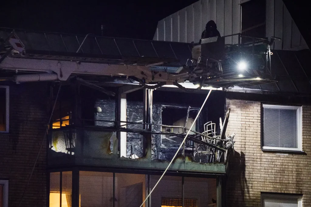 Lägenhetsbrand i Nässjö
