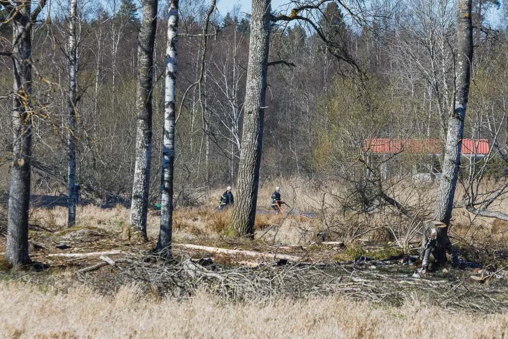 Terrängbrand vid Lekeryd
