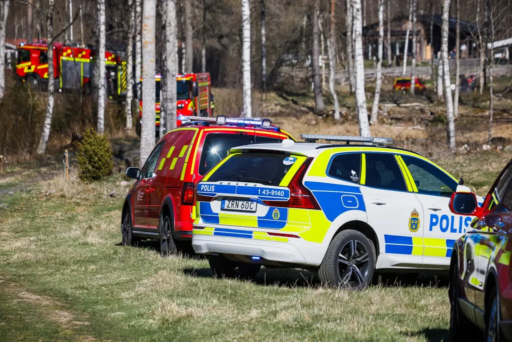 Terrängbrand vid Lekeryd