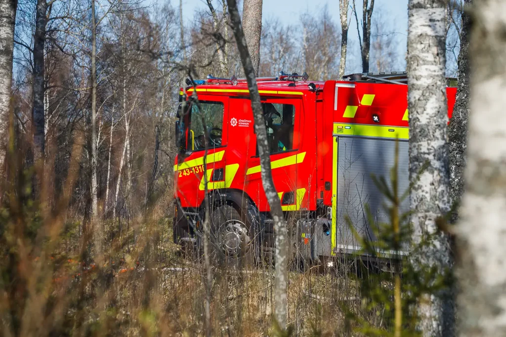 Terrängbrand vid Lekeryd