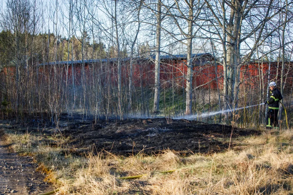 Gräsbrand vid Havsörnsgatan