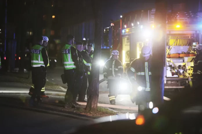 Utryckning till brand i kök
