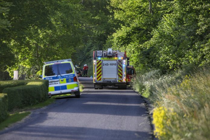 Trafikolycka på Vistakullevägen
