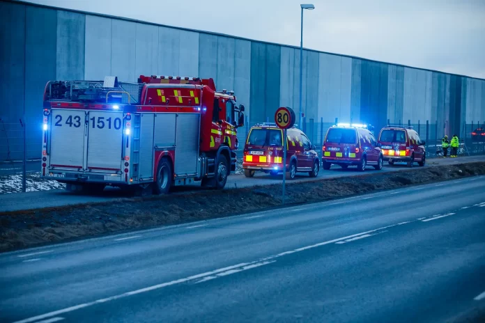 Singelolycka på Barnarpsvägen - körde in i stängsel