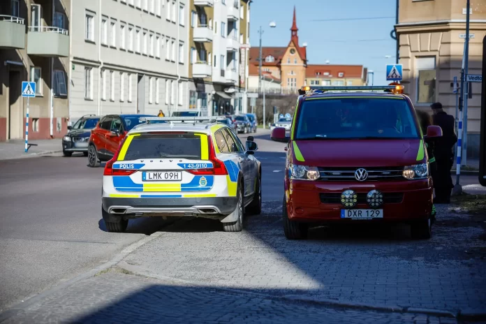 Larm om påkörd cyklist på Östra Storgatan