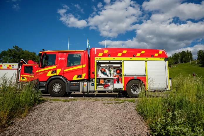 Räddningstjänsten ryckte ut till Järabacken på larm om skogsbrand