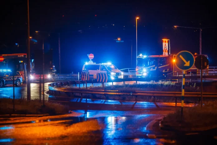 Trafikolycka i Ekhagsrondellen