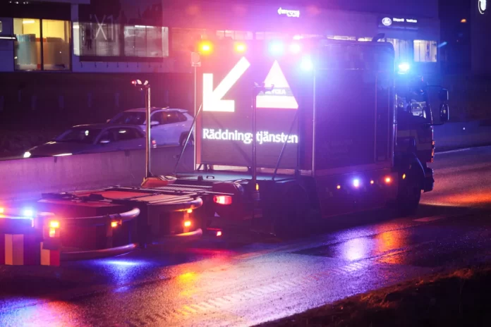 Trafikolycka på E4