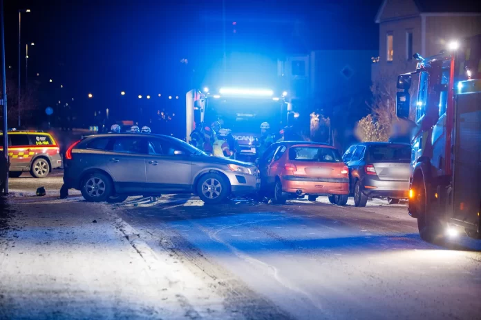 Trafikolycka på Rosenlund