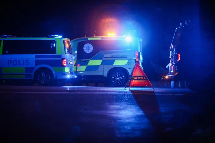 Trafikolycka på riksväg 40 vid Bottnaryd