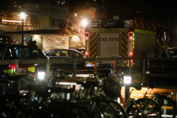 Misstänkt lägenhetsbrand