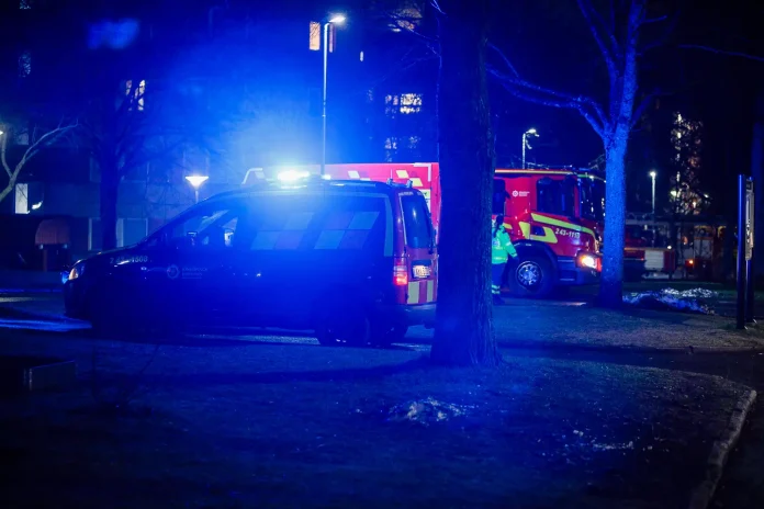 Utryckning till brand på spis