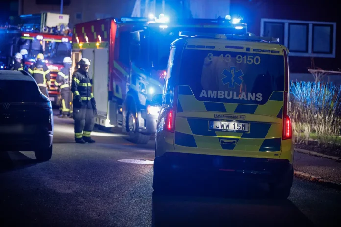 Brand i spisfläkt orsakade kraftig rökutveckling