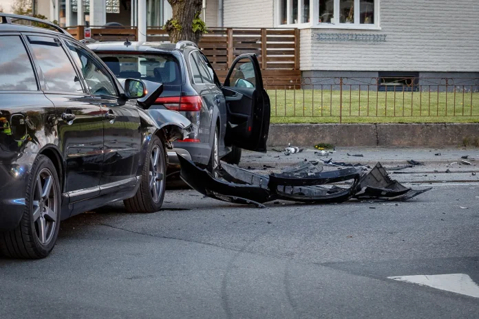Trafikolycka i Taberg – två bilar i kollision