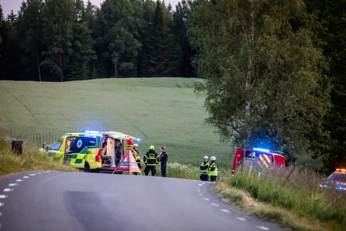 Fyrhjuling voltade utanför Lekeryd – misstänkt rattfylleri