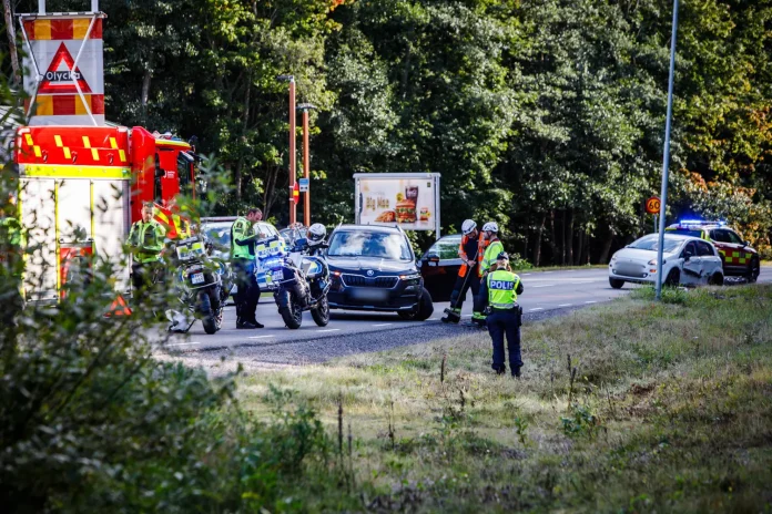 Trafikolycka på Hagaleden