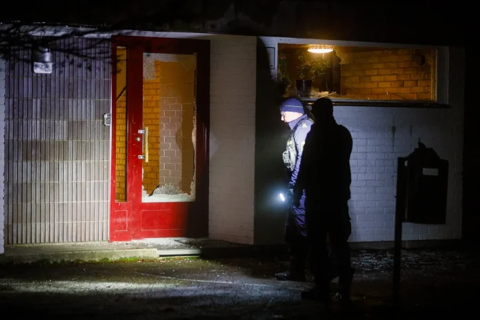 Kraftig smäll i trapphus i Värnamo