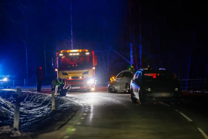 Trafikolycka på Lidstorpsvägen