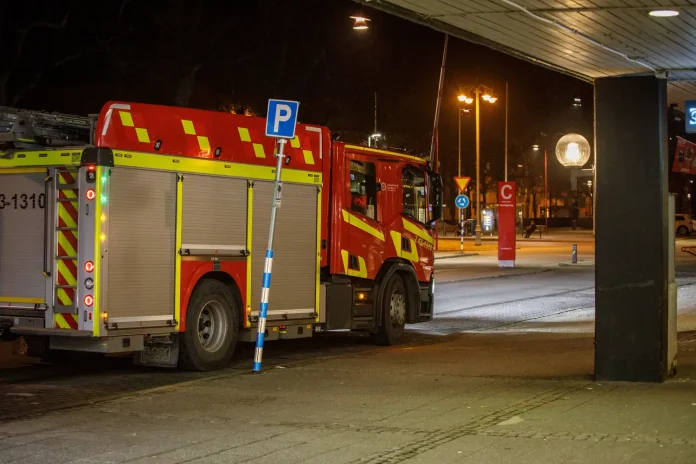 Befarad bilbrand i Rosengaraget