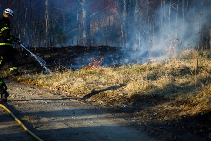 Gräsbrand vid Havsörnsgatan