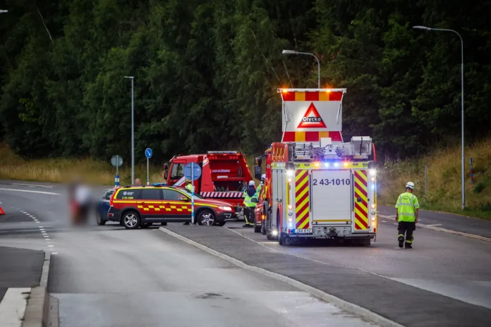 Trafikolycka Grännavägen